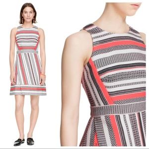 Kate Spade Ribbon Jacquard A-Line Dress NWT